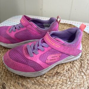 Skechers Kids Pink and Purple Sneakers